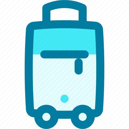 Bag, baggage, hotel, luggage, suitcase, travel, trolley icon - Download on Iconfinder