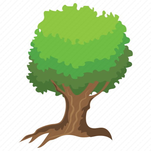 Forest, generic tree, green foliage, odorless wood, wright acacia tree icon - Download on Iconfinder