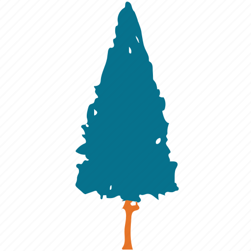 Tree, poplar, generic tree, shrub tree icon - Download on Iconfinder