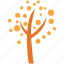 generic tree, open form, tree, dotted leafs 