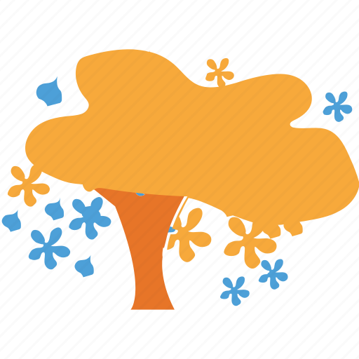 Autumn tree, fall in tree, shrub, spreading icon - Download on Iconfinder