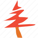 christmas tree, irregular line, abstract tree, tree
