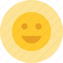 emoji, happy, smile, user