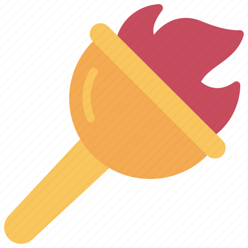 Flaming, torch, prize, achievement, fire icon - Download on Iconfinder