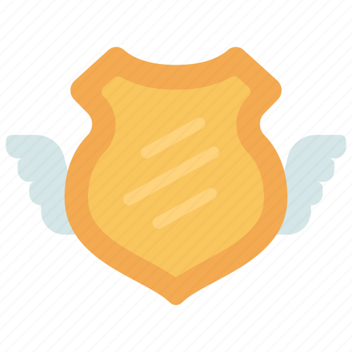 Flying, shield, prize, achievement, trophy icon - Download on Iconfinder