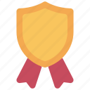 shield, ribbon, prize, achievement, banner 