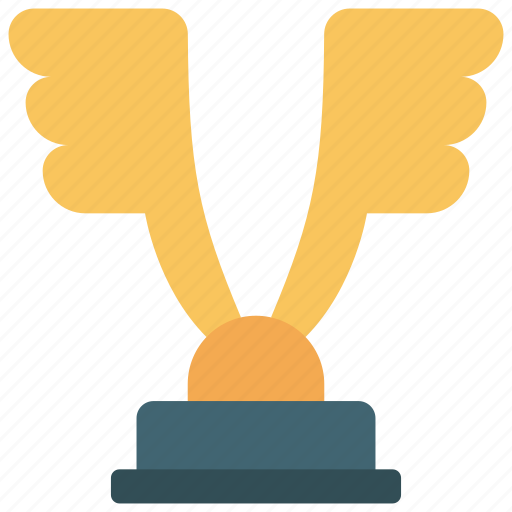 Wings, award, prize, achievement, trophy icon - Download on Iconfinder