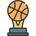 basketball, trophy, prize, achievement, sports 