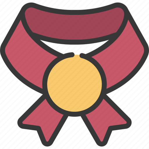 Flowing, ribbon, medal, prize, achievement icon - Download on Iconfinder