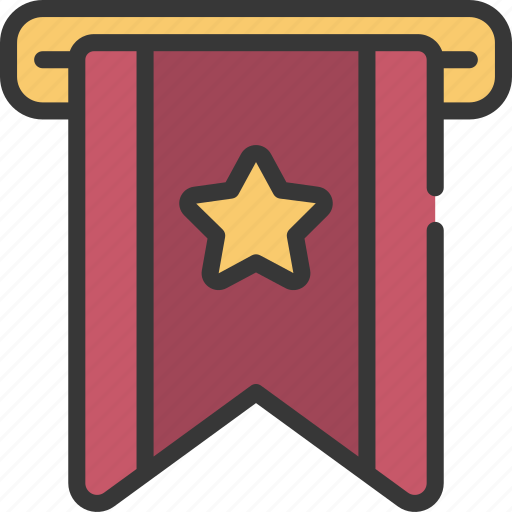 Folded, ribbon, prize, achievement, banner icon - Download on Iconfinder