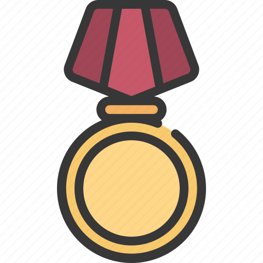 Medal, pointy, strap, prize, achievement icon - Download on Iconfinder