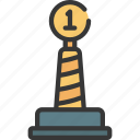 number, one, tower, award, achievement 