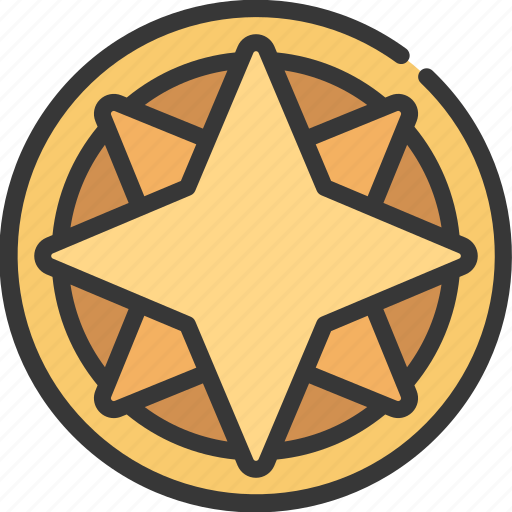 Overlapping, star, coin, prize, achievement icon - Download on Iconfinder