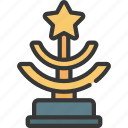 star, levelled, award, prize, achievement 