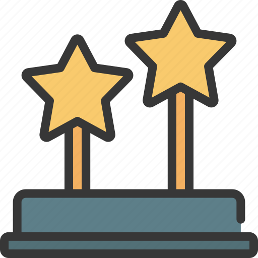 Two, stars, award, prize, achievement icon - Download on Iconfinder