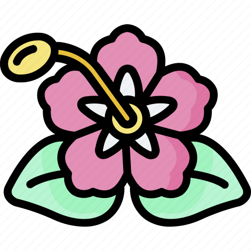 Blossom, flower, hibiscus, petals, plant icon - Download on Iconfinder