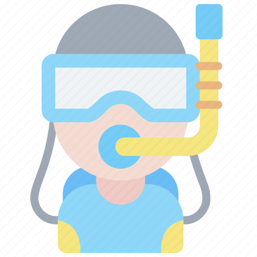 Diving, hat, layer, mask, photo icon - Download on Iconfinder