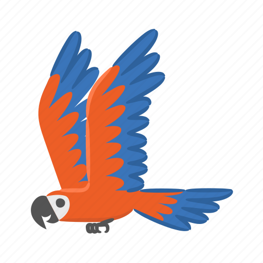 Parrot, bird, flying, tropical icon - Download on Iconfinder