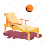 wooden lounge, chaise lounge, beach bed, sunbath, sunbed 