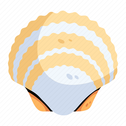 Mollusk shell, seashell, scallop shell, oyster shell, clam shell icon - Download on Iconfinder