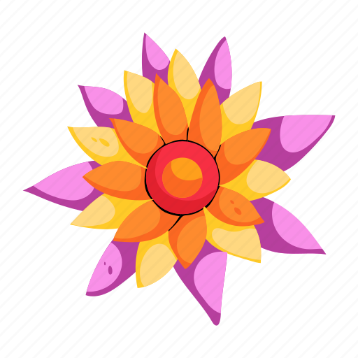 Blooming, flower, floral, exotic, petals, leaves icon - Download on Iconfinder