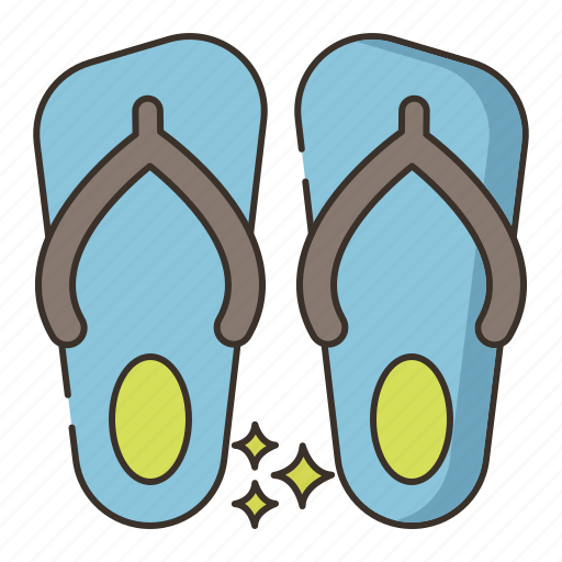 Flip, flops, foot icon - Download on Iconfinder