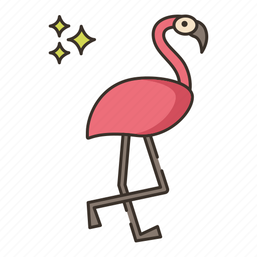 Bird, flamingo, pink icon - Download on Iconfinder