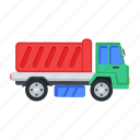 tipper, refuse truck, dump truck, garbage truck, dumper