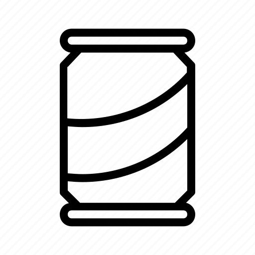 Can, outline, set, soda, summer, tukicon icon - Download on Iconfinder