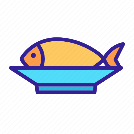 Abstract, aquatic, element, fish, menu, restaurant, tuna icon - Download on Iconfinder