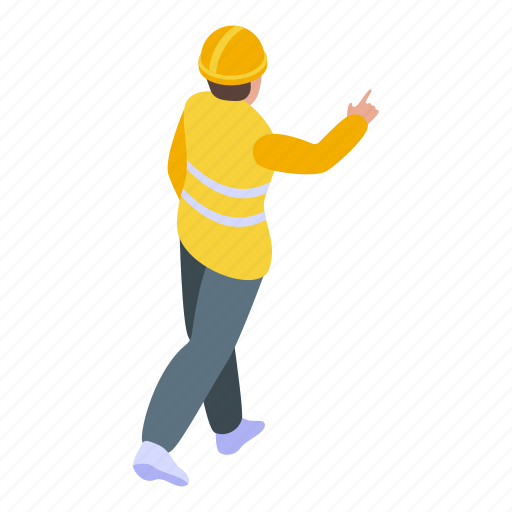 Tunnel, worker, isometric icon - Download on Iconfinder