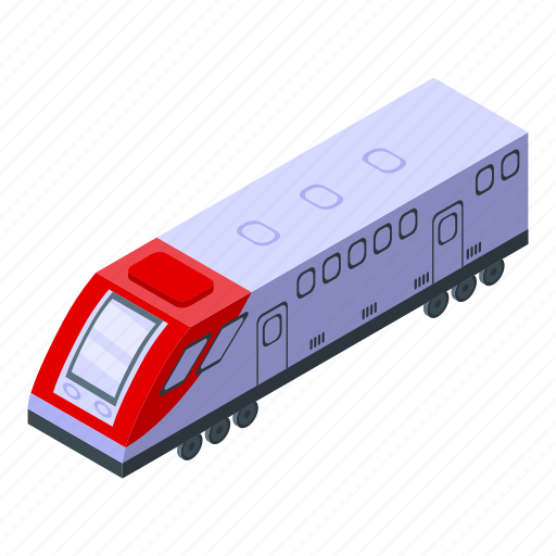Train, tunnel, isometric icon - Download on Iconfinder