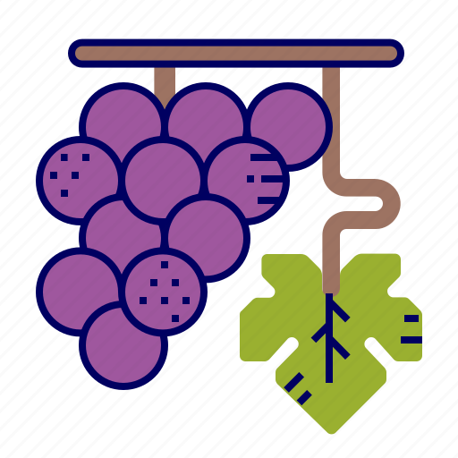 Food, fruit icon, fuit, grape, raw food icon - Download on Iconfinder