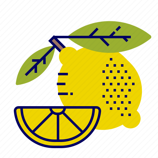 Food, fruit icon, lemon, yellow icon - Download on Iconfinder