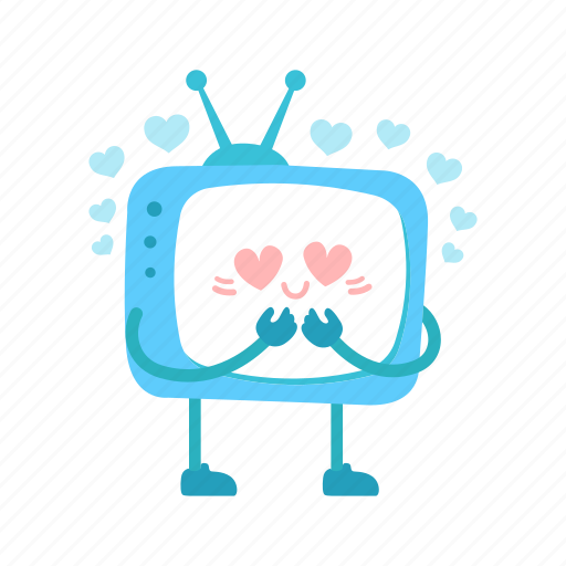 Tv, character, television, favourite, love, date, heart icon - Download on Iconfinder