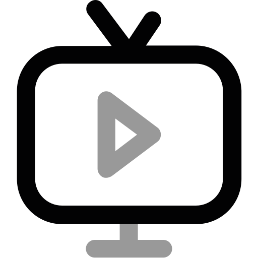 Linear, tv, television, monitor, screen, computer, desktop icon - Free download