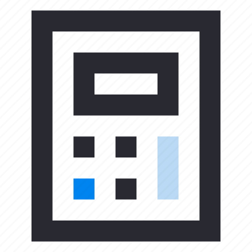 Marketing, promotion, business, calculation, calculator, budget, fund icon - Download on Iconfinder
