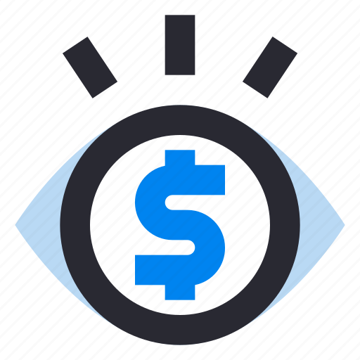 Marketing, promotion, business, eye, vision, view, cost icon - Download on Iconfinder