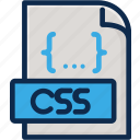 css, document, file, programer, stylesheet, type, web