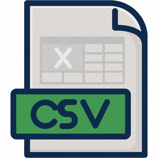 Csv, data, file, file type, format, storage, type icon - Download on Iconfinder