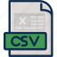 csv, data, file, file type, format, storage, type 