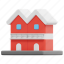 duplex, building, architecture, attached, units, home, house, 3d 