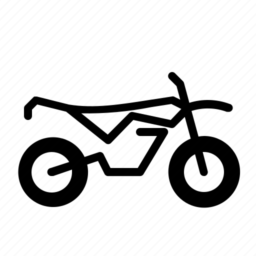 Cross, enduro, motorbike, motorcycle, trail, transport, transportation icon - Download on Iconfinder
