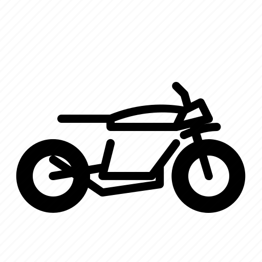 Custom, modification, motorbike, motorcycle, scrambler, transport, transportation icon - Download on Iconfinder