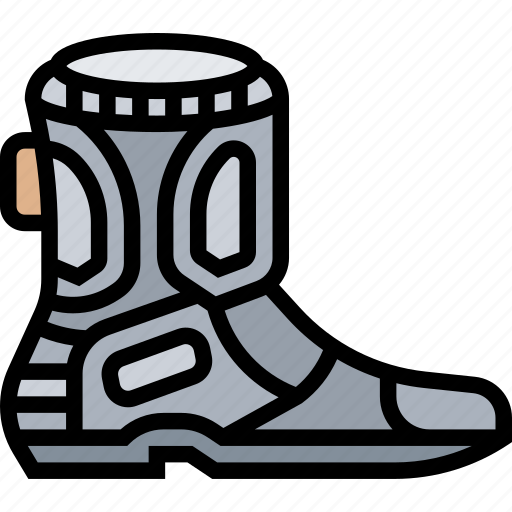 Boots, moto, shoe, motorcycle, protective icon - Download on Iconfinder