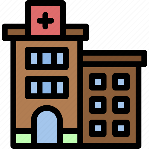 Hospital, clinic, building, health, medical, architecture, and icon - Download on Iconfinder