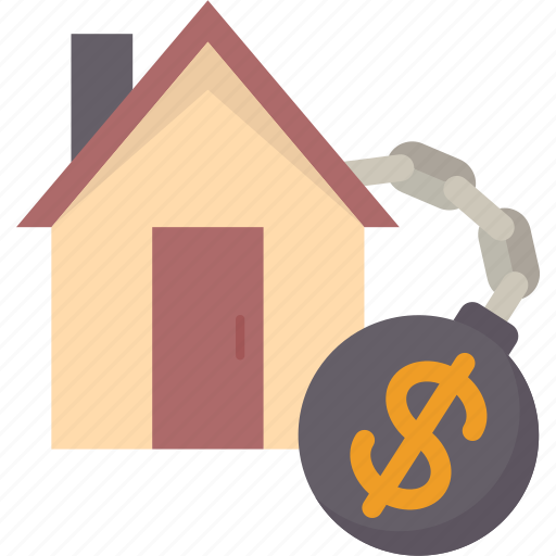Estate, debt, house, mortgage, payment icon - Download on Iconfinder
