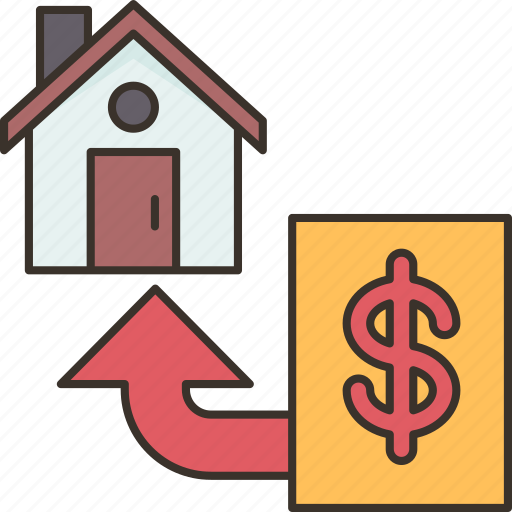 House, mortgage, loan, estate, property icon - Download on Iconfinder