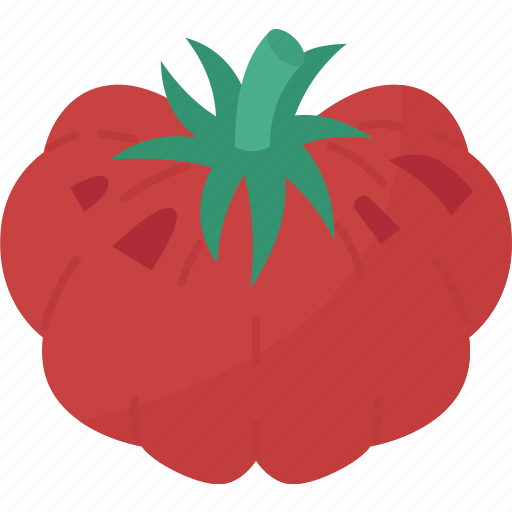 Tomato, beefsteak, vegetable, organic, nutrition icon - Download on Iconfinder