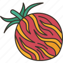 tomato, tigerella, fruit, vegetable, plant